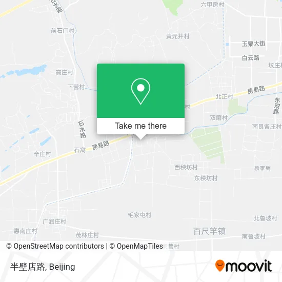 半壁店路 map