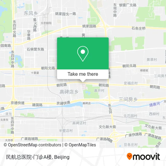 民航总医院-门诊A楼 map