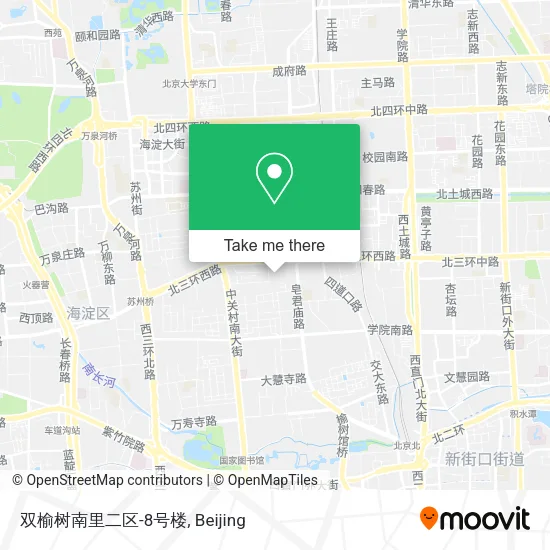 双榆树南里二区-8号楼 map
