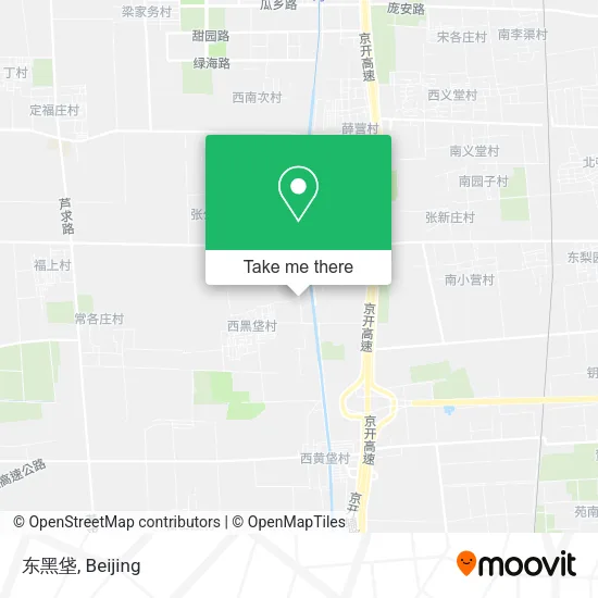 东黑垡 map