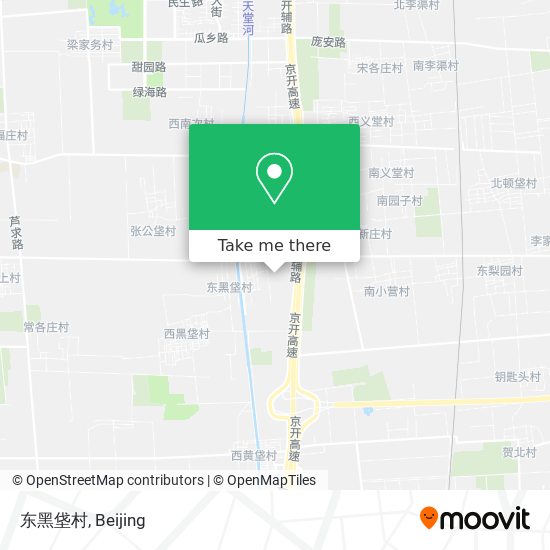 东黑垡村 map