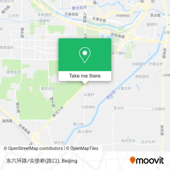 东六环路/尖垡桥(路口) map