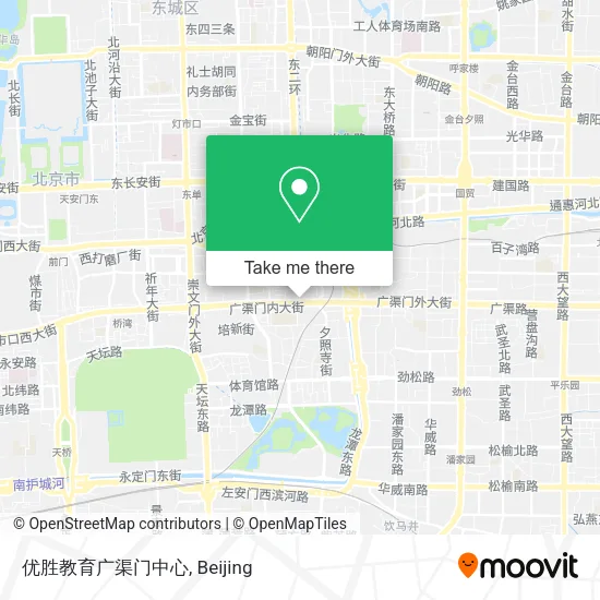 优胜教育广渠门中心 map