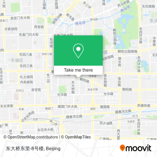 东大桥东里-8号楼 map
