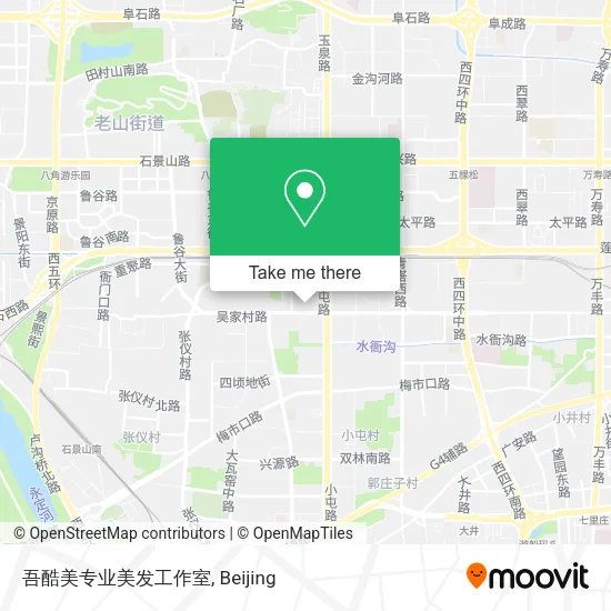 吾酷美专业美发工作室 map