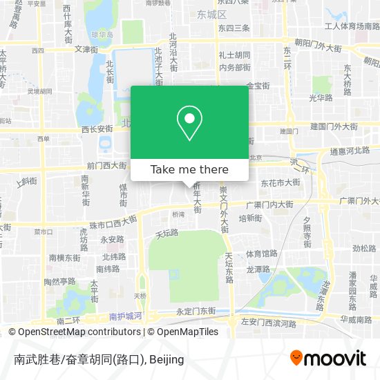 南武胜巷/奋章胡同(路口) map