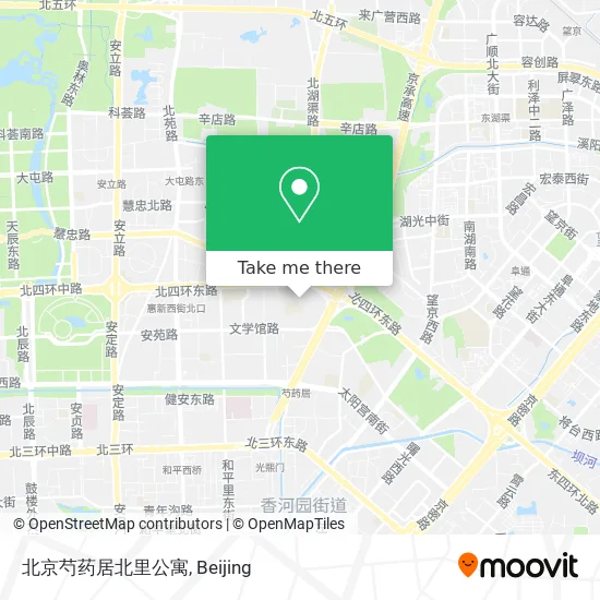 北京芍药居北里公寓 map