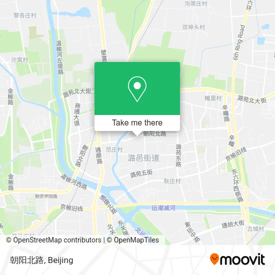 朝阳北路 map