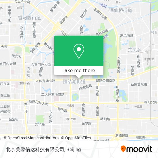 北京美爵信达科技有限公司 map