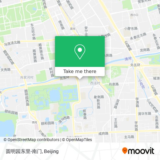 圆明园东里-南门 map