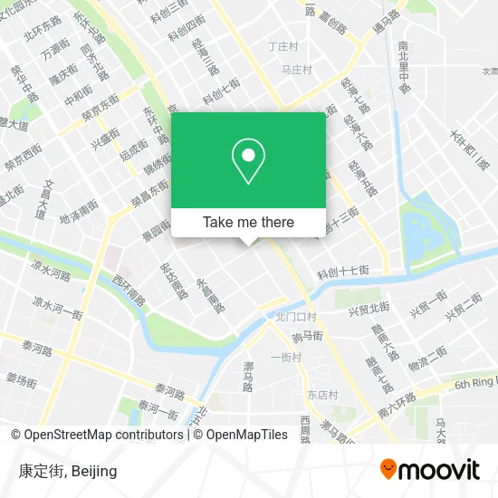 康定街 map