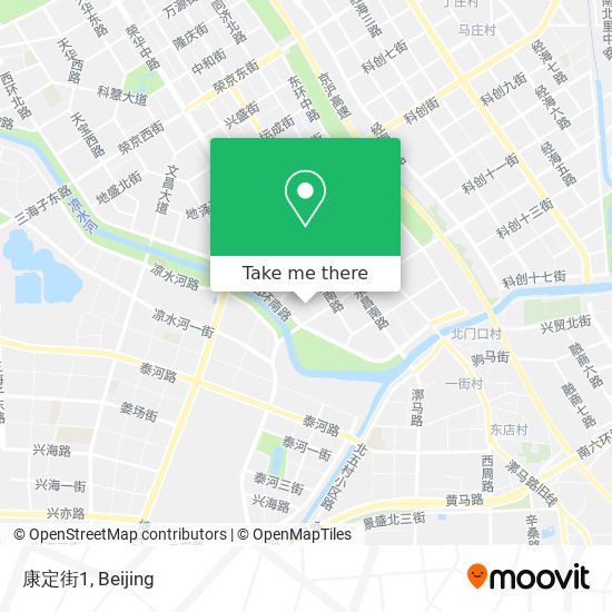 康定街1 map