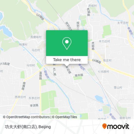 功夫大虾(南口店) map