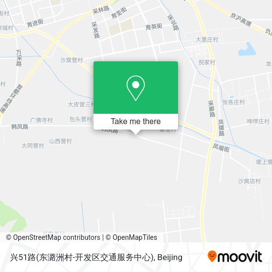 兴51路(东潞洲村-开发区交通服务中心) map