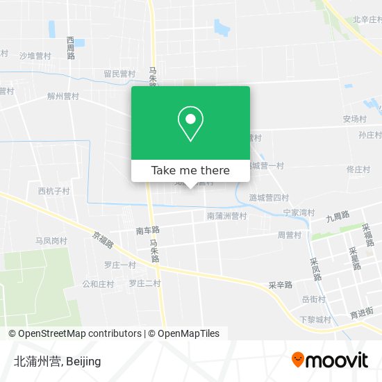 北蒲州营 map