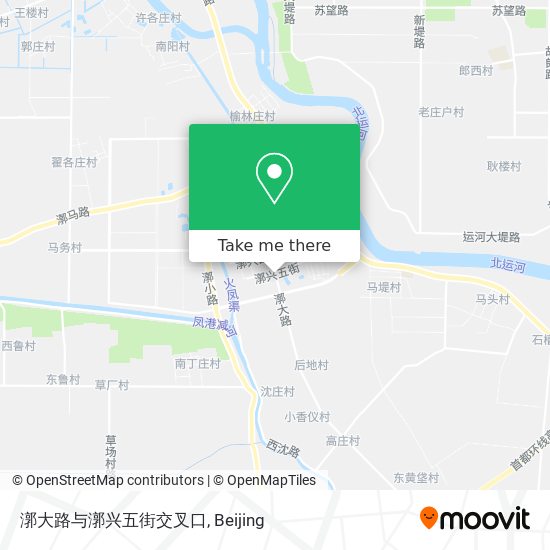 漷大路与漷兴五街交叉口 map