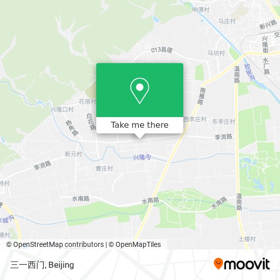 三一西门 map
