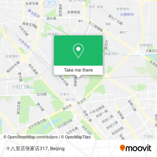 十八里店张家店317 map