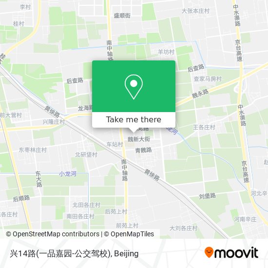 兴14路(一品嘉园-公交驾校) map