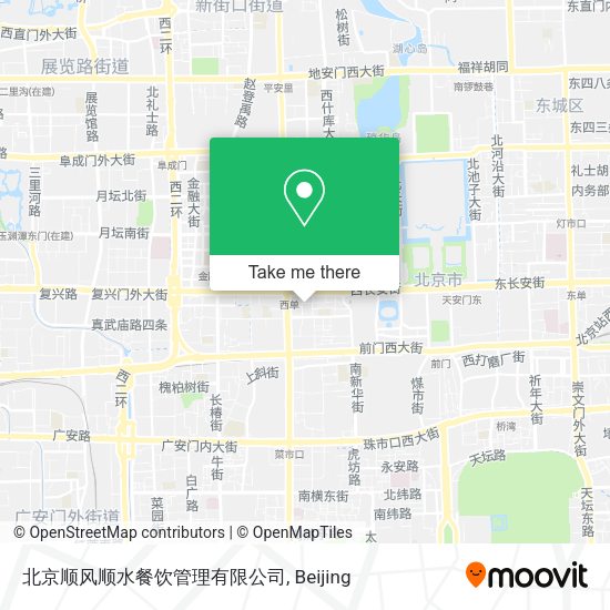 北京顺风顺水餐饮管理有限公司 map