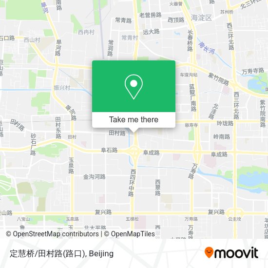 定慧桥/田村路(路口) map