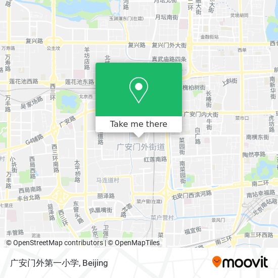 广安门外第一小学 map