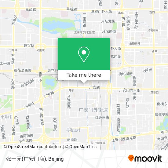 张一元(广安门店) map