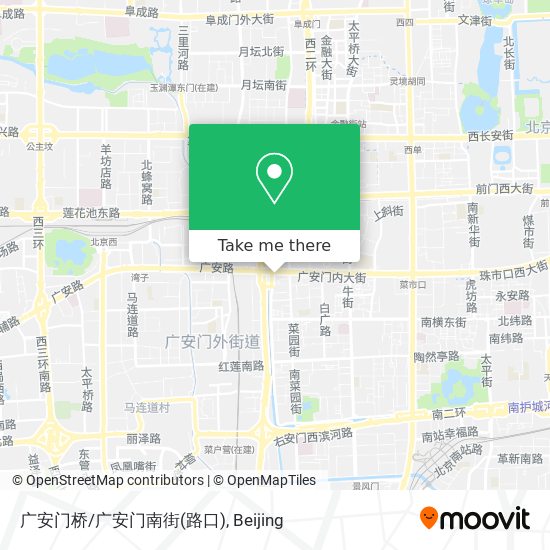 广安门桥/广安门南街(路口) map