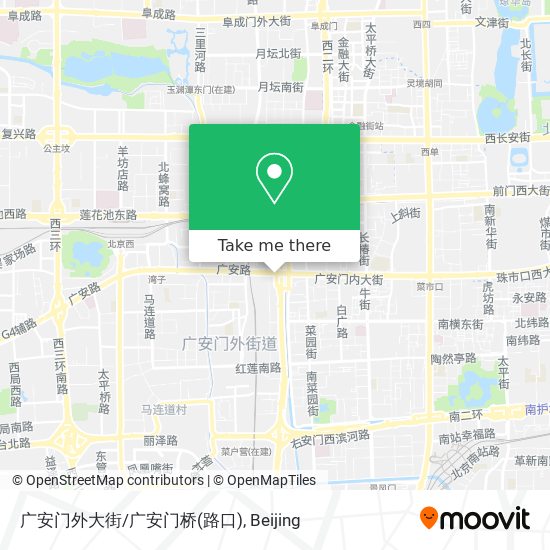 广安门外大街/广安门桥(路口) map