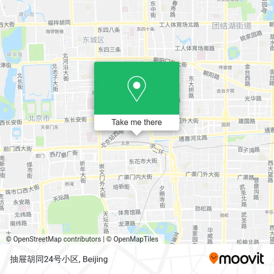 抽屉胡同24号小区 map