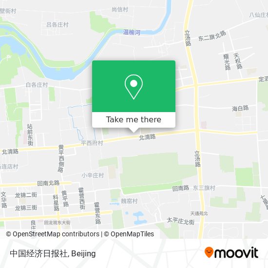 中国经济日报社 map