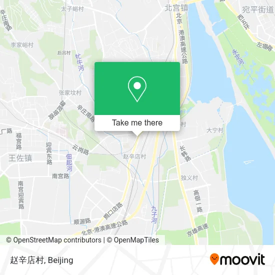 赵辛店村 map