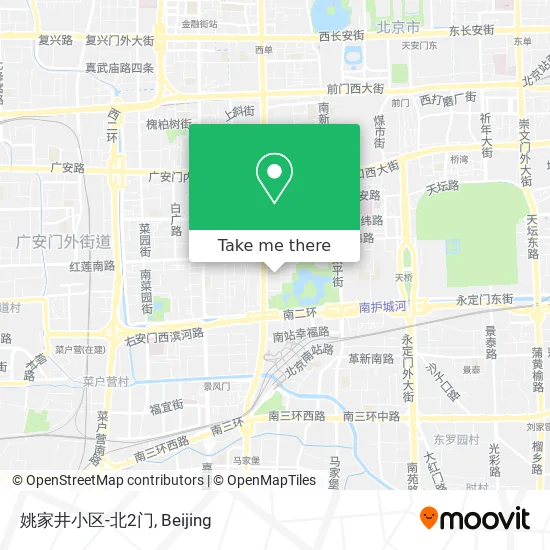 姚家井小区-北2门 map