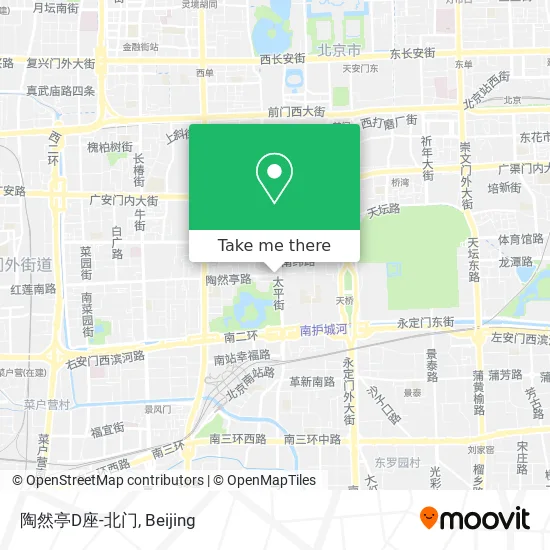 陶然亭D座-北门 map