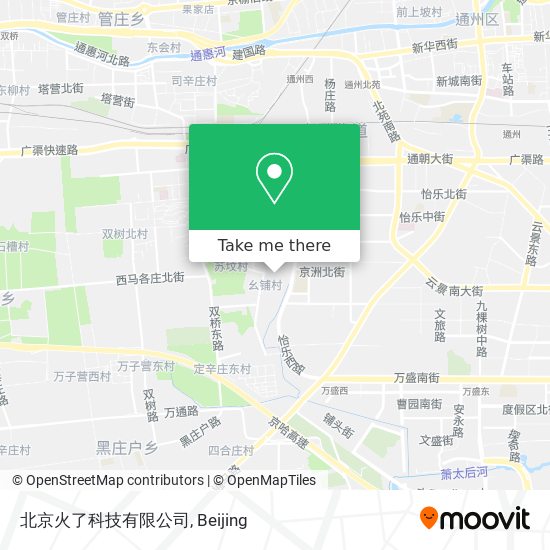 北京火了科技有限公司 map