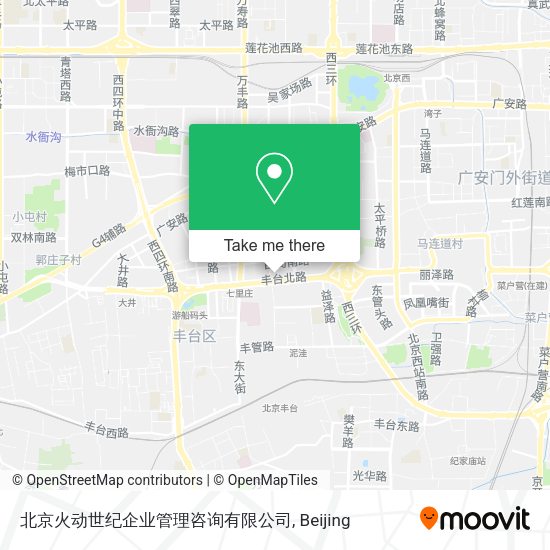 北京火动世纪企业管理咨询有限公司 map