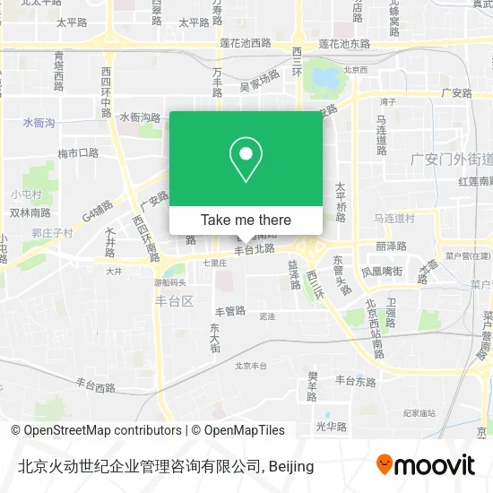 北京火动世纪企业管理咨询有限公司 map