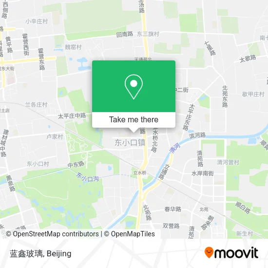 蓝鑫玻璃 map