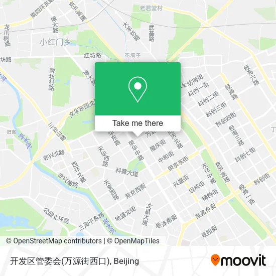 开发区管委会(万源街西口) map