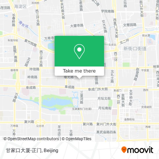 甘家口大厦-正门 map