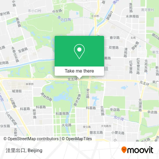 洼里出口 map