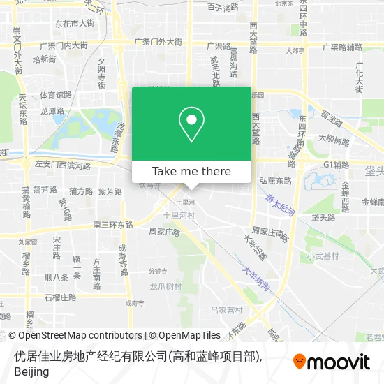 优居佳业房地产经纪有限公司(高和蓝峰项目部) map