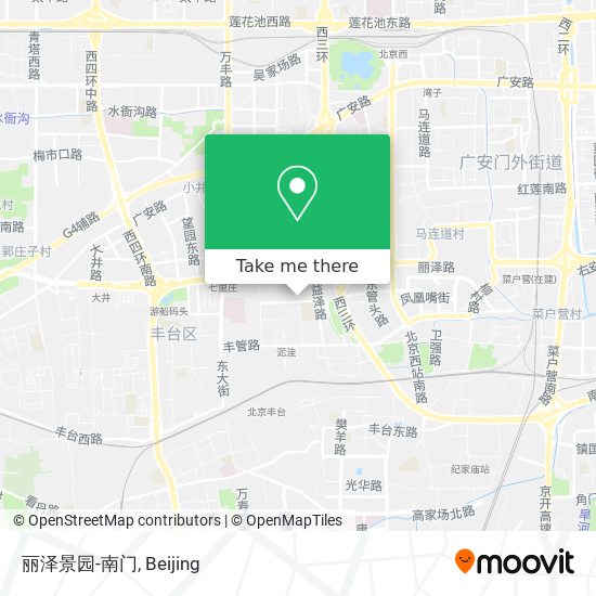 丽泽景园-南门 map