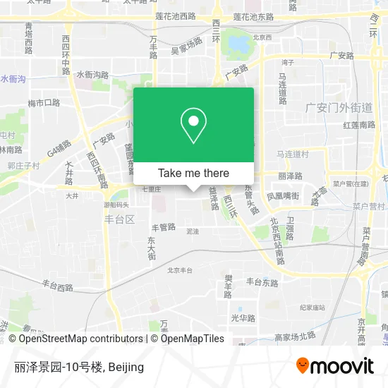 丽泽景园-10号楼 map