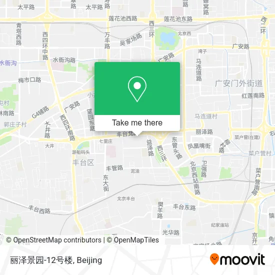 丽泽景园-12号楼 map