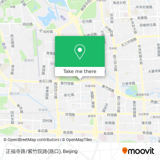 正福寺路/紫竹院路(路口) map