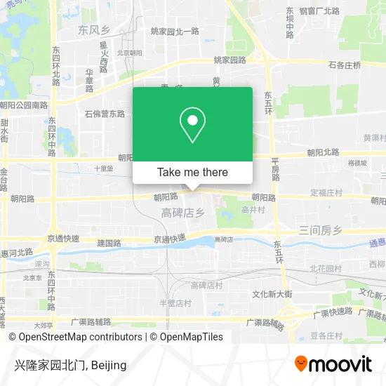 兴隆家园北门 map