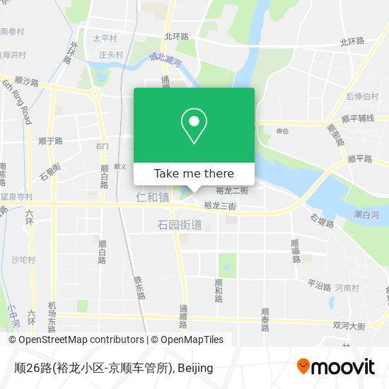 顺26路(裕龙小区-京顺车管所) map