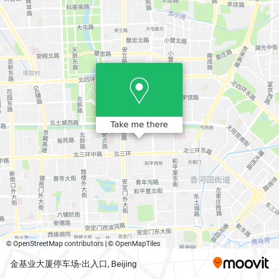 金基业大厦停车场-出入口 map