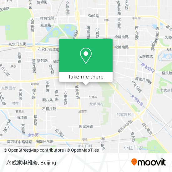 永成家电维修 map